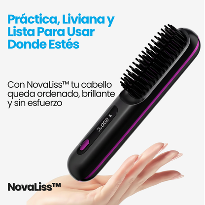 NovaLiss™  Cepillo Alisador Portátil