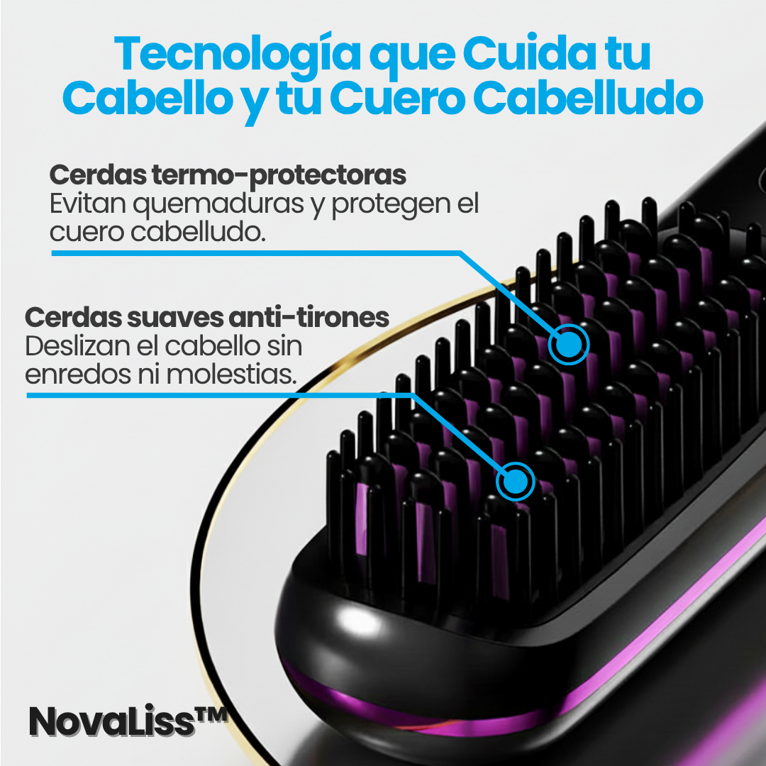 NovaLiss™  Cepillo Alisador Portátil