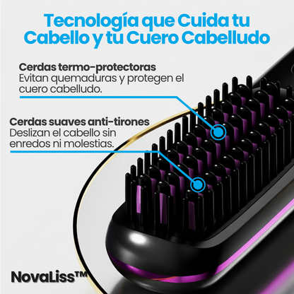 NovaLiss™  Cepillo Alisador Portátil
