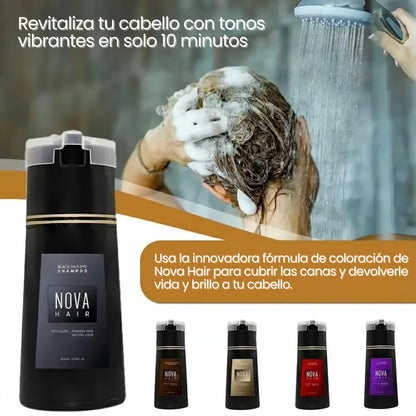 Nova Hair Shampoo Tinte Instantáneo